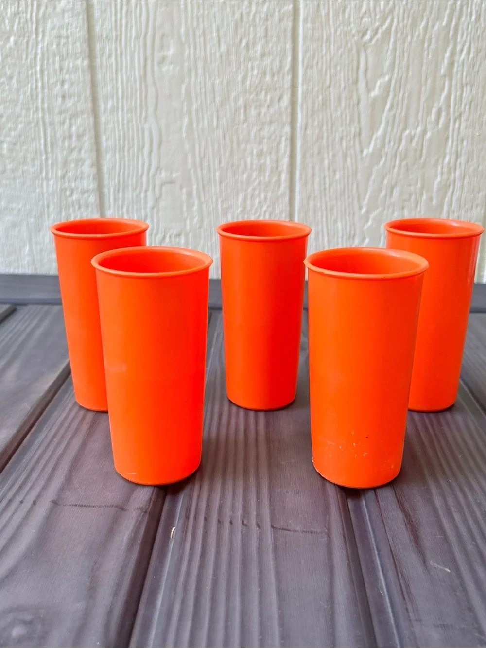 Vintage Tupperware 6oz Kids Juice Cups - Set of 5